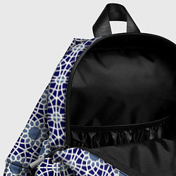 Детский рюкзак ГЕОМЕТРИЧЕСКИЙ ПАТТЕРН СИНИЙ, цвет: 3D-принт — фото 2