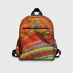 Детский рюкзак Знаменитые разноцветные горы Китай, цвет: 3D-принт
