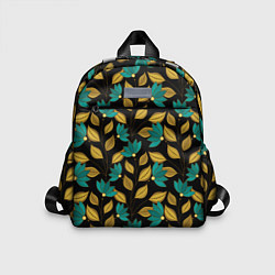 Детский рюкзак Золотые и зеленые листья