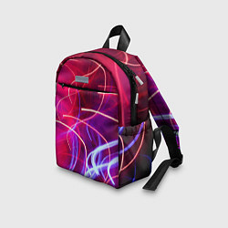Детский рюкзак Неоновые огни Абстракция, цвет: 3D-принт — фото 2