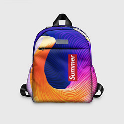 Детский рюкзак Цветная волна Summer, цвет: 3D-принт