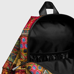 Детский рюкзак Пэчворк Лоскутное одеяло Patchwork Quilt, цвет: 3D-принт — фото 2