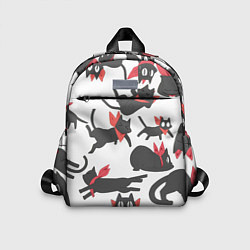 Детский рюкзак Котики - арт, цвет: 3D-принт