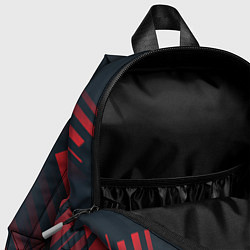 Детский рюкзак Красный Символ Brawl Stars на темном фоне со стрел, цвет: 3D-принт — фото 2