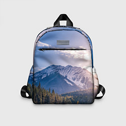 Детский рюкзак Горы Лес Солнце, цвет: 3D-принт