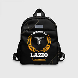 Детский рюкзак Лого Lazio и надпись Legendary Football Club на те, цвет: 3D-принт