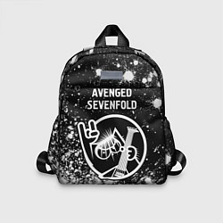 Детский рюкзак Avenged Sevenfold КОТ Краска, цвет: 3D-принт
