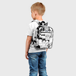 Детский рюкзак Моб психо 100 паттерн, цвет: 3D-принт — фото 2