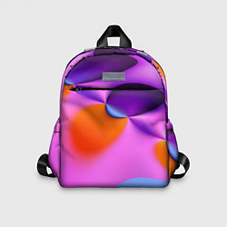Детский рюкзак Абстрактная красочная композиция Лето Abstract col, цвет: 3D-принт