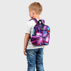 Детский рюкзак Авангардная футуристическая композиция Абстракция, цвет: 3D-принт — фото 2