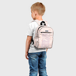 Детский рюкзак Имя Арина по-вертикали с розовым фоном, цвет: 3D-принт — фото 2