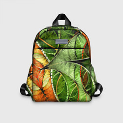 Детский рюкзак Растительный абстрактный фрактальный паттерн Veget