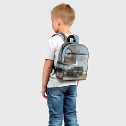 Детский рюкзак Тoyota Land Cruiser Prado у горного коттеджа Mount, цвет: 3D-принт — фото 2