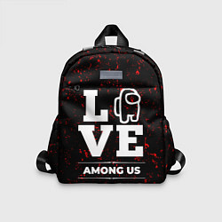 Детский рюкзак Among Us Love Классика, цвет: 3D-принт