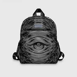 Детский рюкзак Око и магнитные волны, цвет: 3D-принт