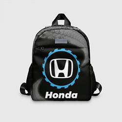 Детский рюкзак Honda в стиле Top Gear со следами шин на фоне, цвет: 3D-принт
