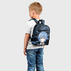 Детский рюкзак Евангелион - пилот Рей Аянами, цвет: 3D-принт — фото 2