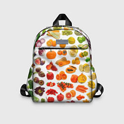 Детский рюкзак VEGETABLE FRUIT ABUNDANCE, цвет: 3D-принт
