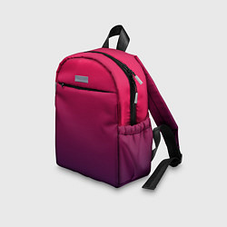 Детский рюкзак RED to dark BLUE GRADIENT, цвет: 3D-принт — фото 2