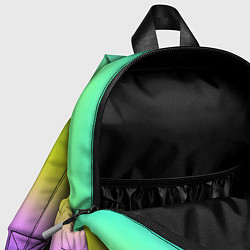 Детский рюкзак Разноцветный размытый фон градиент, цвет: 3D-принт — фото 2
