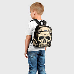 Детский рюкзак Жуткий череп с рогами, цвет: 3D-принт — фото 2