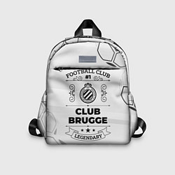 Детский рюкзак Club Brugge Football Club Number 1 Legendary, цвет: 3D-принт