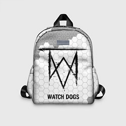 Детский рюкзак Watch Dogs Glitch на темном фоне FS, цвет: 3D-принт