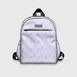 Детский рюкзак Нежная лаванда паттерн, цвет: 3D-принт