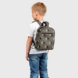 Детский рюкзак Круглые объемные узоры, цвет: 3D-принт — фото 2