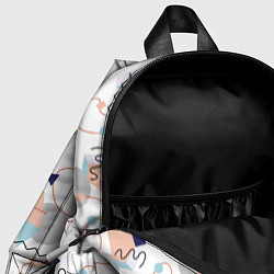 Детский рюкзак Многоугольники и Круги, цвет: 3D-принт — фото 2