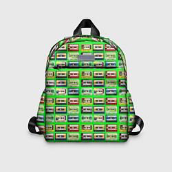 Детский рюкзак VINTAGE AUDIO CASSETTES, цвет: 3D-принт