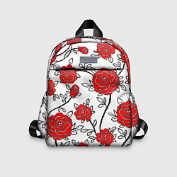 Детский рюкзак BEAUTIFUL RED ROSES, цвет: 3D-принт