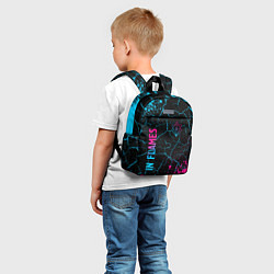 Детский рюкзак In Flames Neon Gradient, цвет: 3D-принт — фото 2