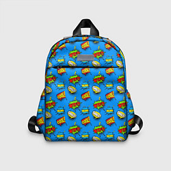 Детский рюкзак POP ART - стикербомбинг, цвет: 3D-принт