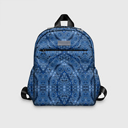 Детский рюкзак Gray blue ethnic arabic ornament