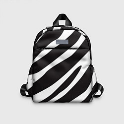 Детский рюкзак Анималистичный рисунок зебра, цвет: 3D-принт