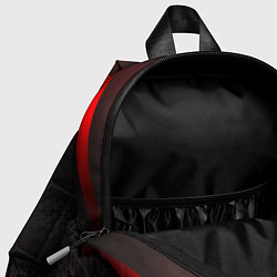 Детский рюкзак Объемная красная сетка из сот, цвет: 3D-принт — фото 2
