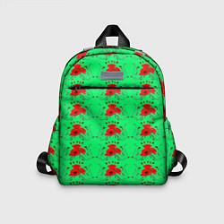 Детский рюкзак Blooming red poppies, цвет: 3D-принт