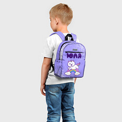 Детский рюкзак Юля кошка единорожка, цвет: 3D-принт — фото 2