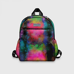 Детский рюкзак Разноцветные брызги кляксы, цвет: 3D-принт