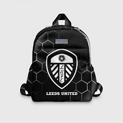 Детский рюкзак Leeds United sport на темном фоне, цвет: 3D-принт