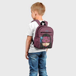 Детский рюкзак Кибер-девушка, цвет: 3D-принт — фото 2