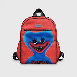 Детский рюкзак Хаги Ваги на красном фоне, цвет: 3D-принт