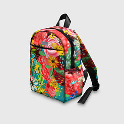 Детский рюкзак Multicolour of flowers, цвет: 3D-принт — фото 2