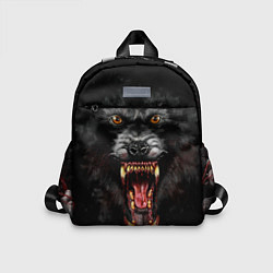 Детский рюкзак Злой волк с открытой пастью, цвет: 3D-принт