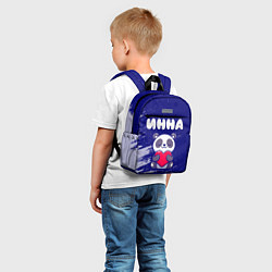 Детский рюкзак Инна панда с сердечком, цвет: 3D-принт — фото 2