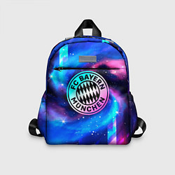Детский рюкзак Bayern неоновый космос, цвет: 3D-принт