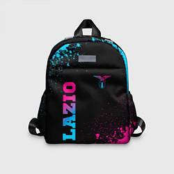 Детский рюкзак Lazio - neon gradient: символ и надпись вертикальн, цвет: 3D-принт