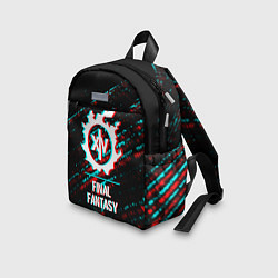 Детский рюкзак Final Fantasy в стиле glitch и баги графики на тем, цвет: 3D-принт — фото 2