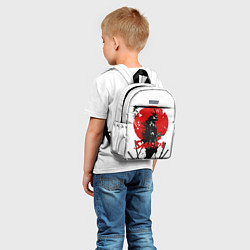Детский рюкзак Самурай, Катаны и Красное Солнце, цвет: 3D-принт — фото 2